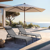 EROMMY Patio Chaise Lounge, Set of 2 Outdoor Lounge Chair - Photo 6