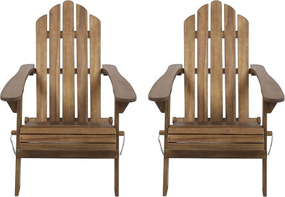 Christopher Knight Home Hollywood Adirondack Chair, Dark Brown