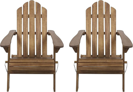 Christopher Knight Home Hollywood Adirondack Chair, Dark Brown