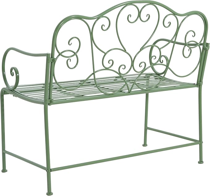 Outdoor Garden Bench, Green