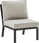 Crosley Furniture Clark Armless Outdoor Sectional Chair, Patio Chairs for Porch, Deck, Backyard, Balcony - Photo 1