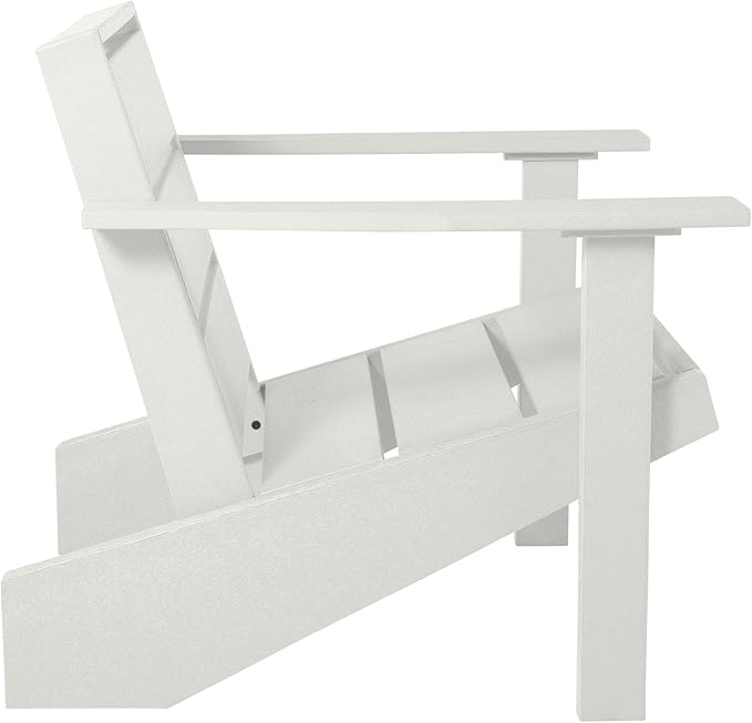 Haven Modern Adirondack Chair, Coconut White