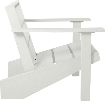 Haven Modern Adirondack Chair, Coconut White