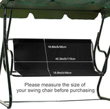Outdoor Porch Patio Swing Seat Cover - Photo 2