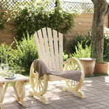 Natural Wood Solid Fir Wood Standard Adirondack Chair for Garden Backyard Patio Balcony Outdoor Seating Relaxation - Photo 4