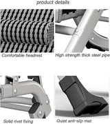 Lounge Chair Oversized Zero Gravity Recliner Chair Adjustable Camping Lawn Chair Padded Seat Folding Reclining for - Photo 7