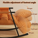 Bedroom rocking chair with cushion, Modern Comfortable Sofa Lounger, outdoor garden lounge chair with armrests - Photo 4
