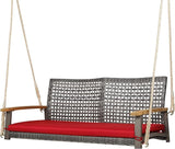 Tangkula 2-Person Outdoor Porch Swing with 118" Hanging Ropes - Photo 1