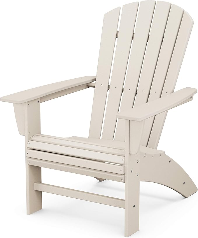 POLYWOOD Nautical Curveback Adirondack Chair