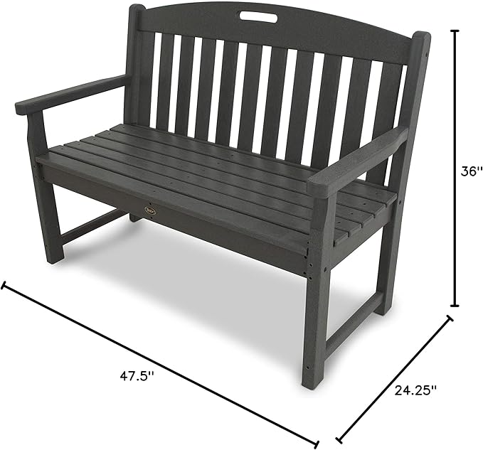 Trex® Outdoor Furniture™ Yacht Club Bench, Stepping Stone