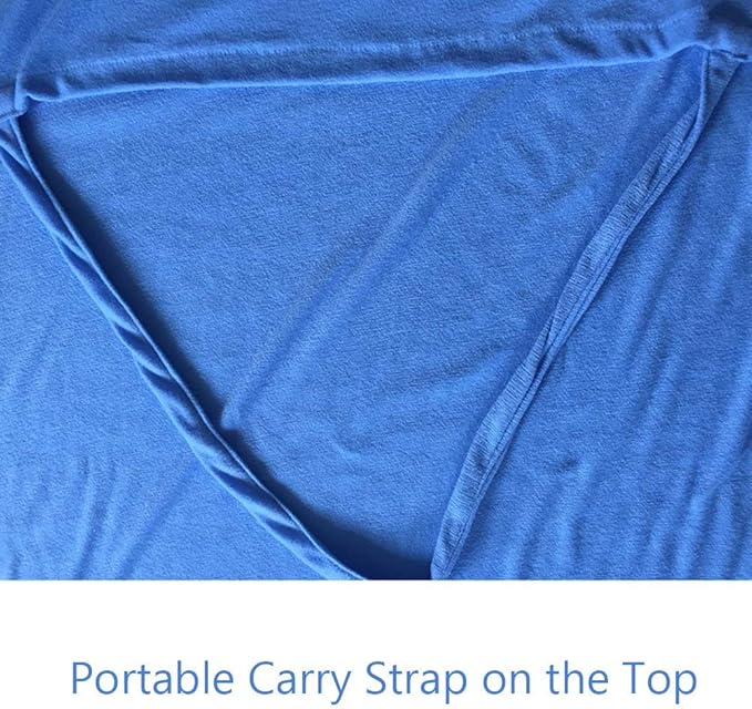 VOCOOL Double Layer Chaise Lounge Pool Chair Cover Beach Towel Fitted Elastic Pocket Won't Slide 85" L x 30" W-Royal - Photo 3