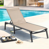 ONBRILL Aluminum Chaise Lounge Chair Outdoor - Photo 1