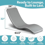 GoSports Coast Modern in Pool Lounge Chair - Waterproof & Weighted Chaise Lounger - Outdoor Pool Furniture for Patio or - Photo 2