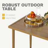 DWVO 6 Pieces Patio Furniture Set, L Couch Outdoor with Coffee Table&Washable Cushions - Photo 6