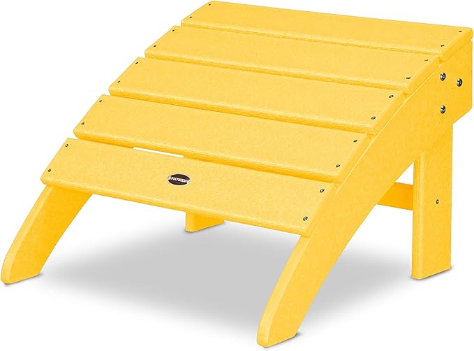 POLYWOOD® Palm Coast Ottoman, Lemon