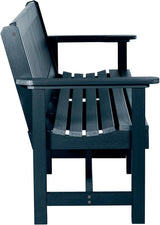 Sequoia Professional Commercial Grade Exeter Garden Bench, 6ft, Federal Blue - Photo 6