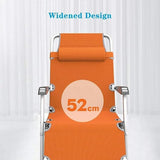 Outdoor Patio Chairs Heavy Duty Sun Lounger Chair Foldable Zero Gravity - Photo 6