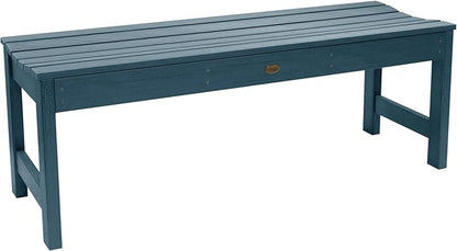 highwood Lehigh Backless Bench, 4 Feet, Nantucket Blue