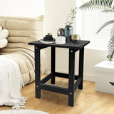 Outdoor Side Table, HDPS Single Adirondack Side Table Weather Resistant, Outside Table for Adirondack Chair - Photo 6
