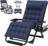 ZENPETIO Oversized Zero Gravity Chair, 33In XXL Zero Gravity Recliner Lounge Chair - Photo 1