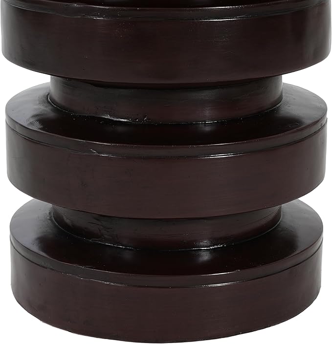 Christopher Knight Home Jeru Lightweight Concrete Round Coffee Table, Indoor and Outdoor Side Table for Living Room - Photo 8