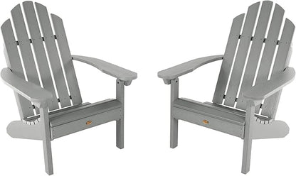 Highwood Classic Westport Adirondack Chairs, 2-Piece Set, Coastal Teak