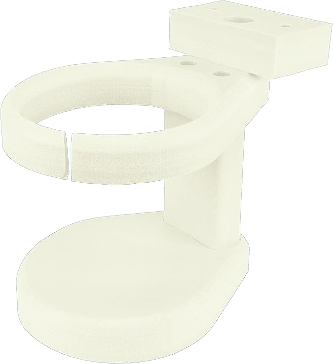 Durable Cup Holder for Outdoor Furniture – Adirondack Chair Attachment, White, Perfect for Outdoor Enthusiasts, Affordable & Easy to Use