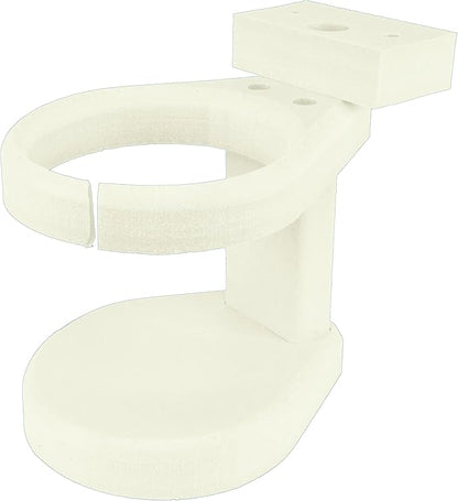 Durable Cup Holder for Outdoor Furniture – Adirondack Chair Attachment, White, Perfect for Outdoor Enthusiasts, Affordable & Easy to Use