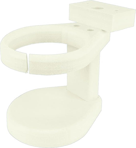 Durable Cup Holder for Outdoor Furniture – Adirondack Chair Attachment, White, Perfect for Outdoor Enthusiasts, Affordable & Easy to Use