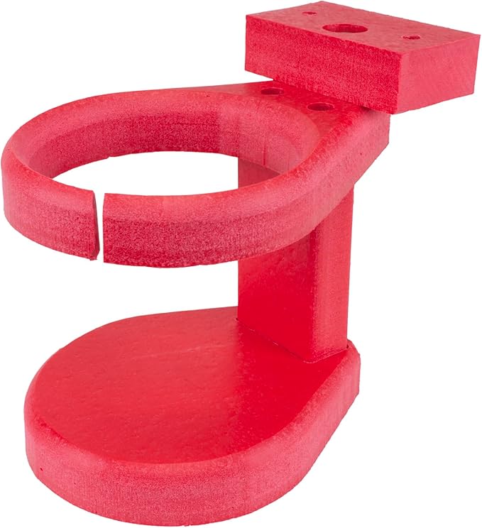 Durable Cup Holder for Outdoor Furniture – Adirondack Chair Attachment, Red, Perfect for Outdoor Enthusiasts, Affordable & Easy to Use