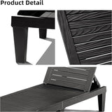 HOOYEAH Outdoor Chaise Lounge 2PCS, Adjustable Pool Lounge Chair with 5 Positions Backrest, Waterproof Sun Loungers - Photo 5