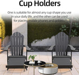 Adirondack Rocking Chair Set of 2, Weather-Resistant and Durable - Photo 4