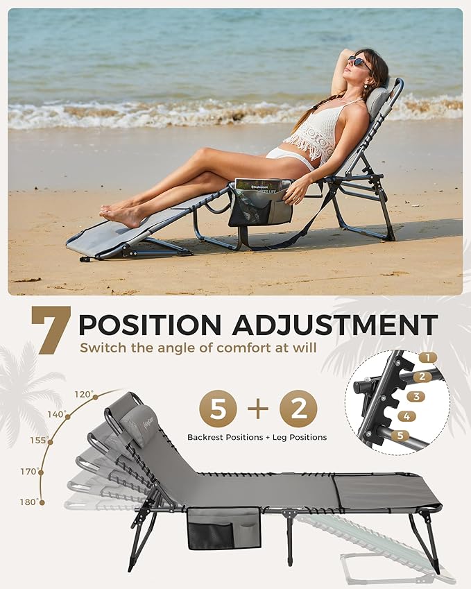 KingCamp Tanning Chair with Face Hole - Photo 4