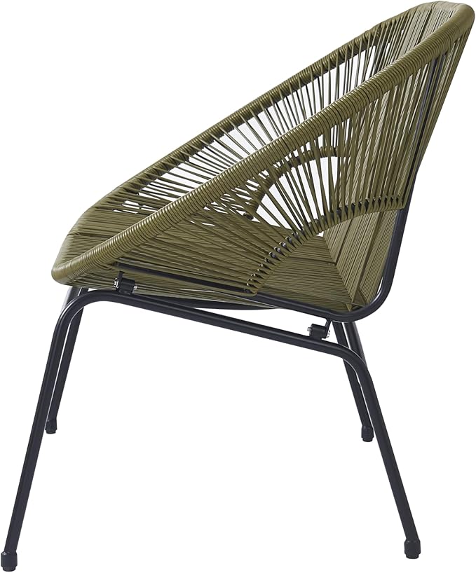 GDFStudio Patio Loveseat All-Weather Rattan 2 Seater Sofa Outdoor Patio Furniture Set for Balcony Poolside Backyard - Photo 9