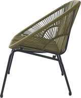 GDFStudio Patio Loveseat All-Weather Rattan 2 Seater Sofa Outdoor Patio Furniture Set for Balcony Poolside Backyard - Photo 9