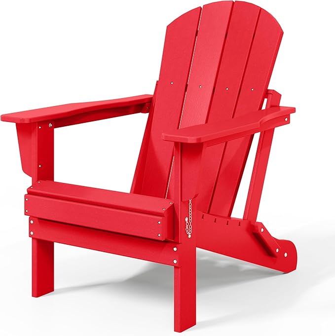Costaelm 3 piece Patio Set, Outdoor Modern Adirondack Table and Chairs - Photo 3
