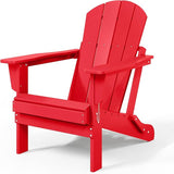 Costaelm 3 piece Patio Set, Outdoor Modern Adirondack Table and Chairs - Photo 3