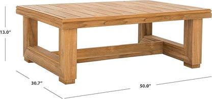 SAFAVIEH Couture Montford Brazilian Teak Coffee Table