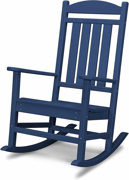POLYWOOD Presidential Rocking Chair in Navy
