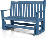 Stoog Outdoor Glider Bench, All-Weather HIPS Patio Glider with 800 lbs Weight Capacity, Never Fade or Rot - Photo 1