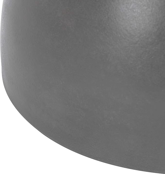 SAFAVIEH Outdoor Collection Haruki Modern Dark Grey Concrete Round Accent Table (Fully Assembled)