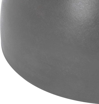 SAFAVIEH Outdoor Collection Haruki Modern Dark Grey Concrete Round Accent Table (Fully Assembled)
