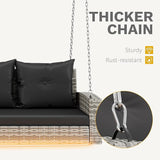 DWVO LED 3-Seat Patio Porch Swing - Photo 5