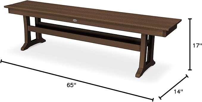 POLYWOOD® Bench, Teak