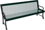 COATEDOUTDOORFURNITURE Coated Outdoor Furniture Heavy-Duty Outdoor Bench Thermoplastic Coated, Expanded Metal - Photo 1