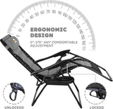 Oversized Padded Zero Gravity Lounge Chair - Photo 4