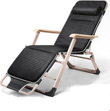 Chair Reclining Lounge Chair Patio Chairs, w/Removable Cushion & Headrest, Reclining Camping Chair w/Upgraded Lock - Photo 1