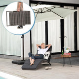 JOIVI Patio Chaise Lounge Chairs Sets, 2 Pieces Cushioned Patio Adjustable Chaise Lounge - Photo 7