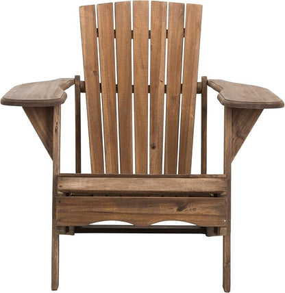 Safavieh PAT6700G Outdoor Collection Mopani Rustic Brown Side Chair
