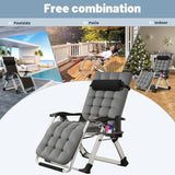 Slsy Zero Gravity Chair, Reclining Lounge Chair with Removable Cushion & Tray for Indoor and Outdoor - Photo 6